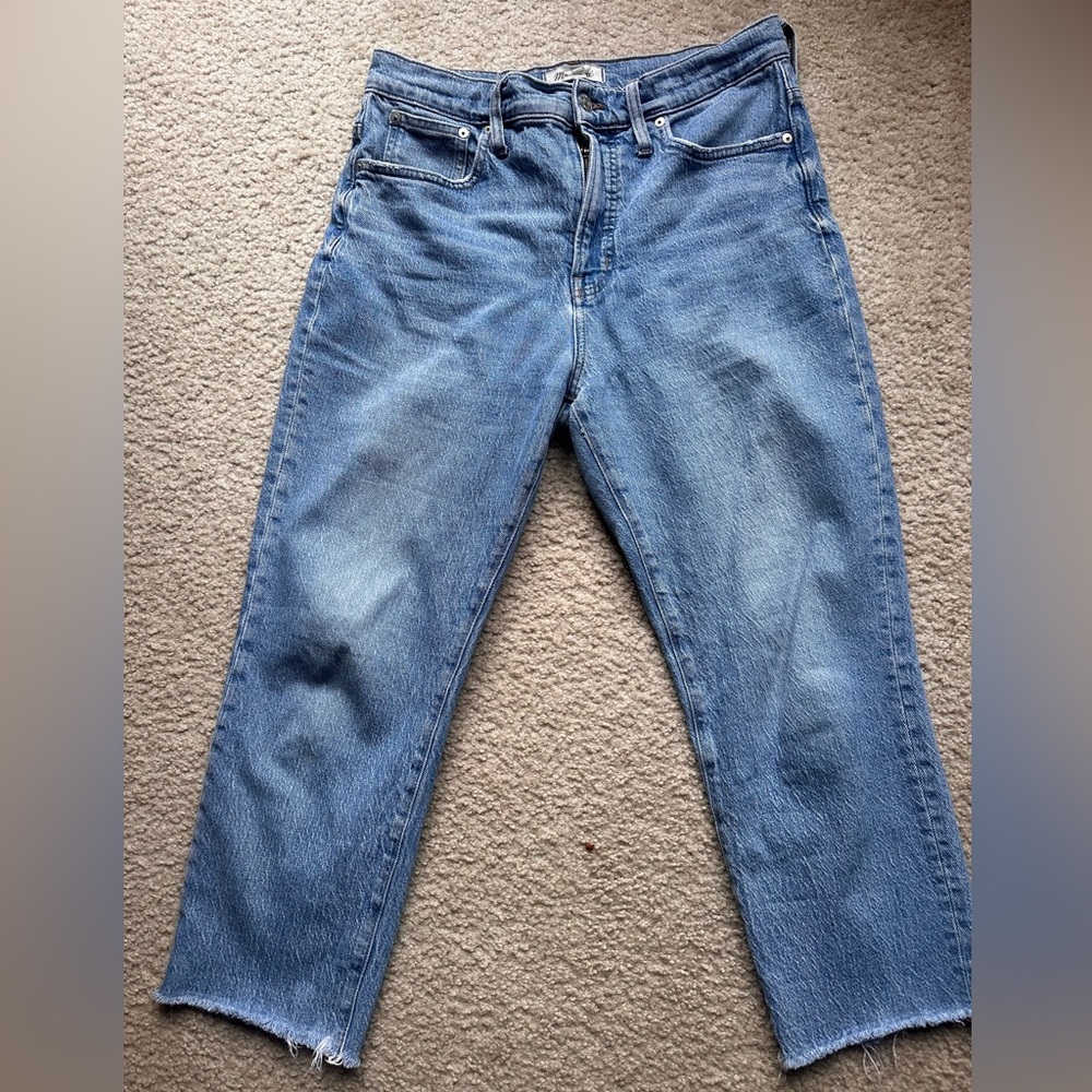 Madewell Light Blue Straight Leg Jeans